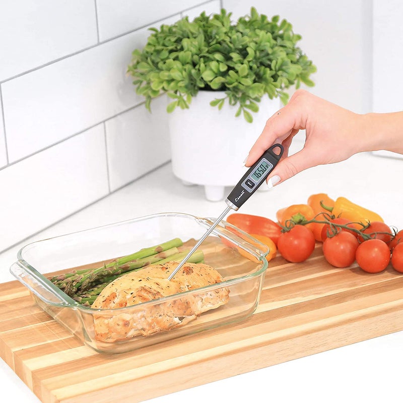 Escali DH1 Gourmet Digital Meat Thermometer with Extra Long Probe, NSF Certified, Black - Image 3